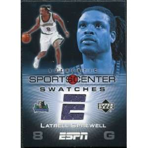  2005/06 Upper Deck ESPN Sports Center Swatches #LS Latrell 