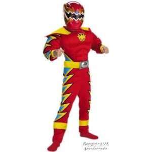  Childs Red Dino Thunder Special Ranger Costume Toys 