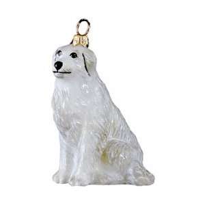  Great Pyrenees Blown Glass Ornament