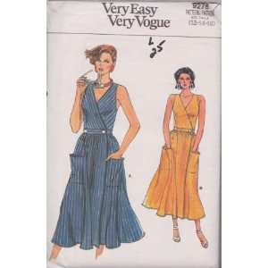  Misses Dress Vogue Sewing Pattern 9276 (Size 12 14 16 