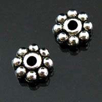 A442/ 150Pcs Tibetan silver Daisy spacer beads  
