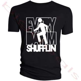   Shufflin Men T Shirt Every Day Im Shuffling Party Rock Anthem LMFAO