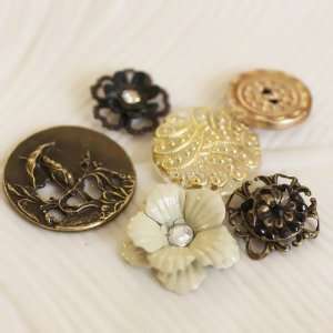   Prima   Printery Collection   Vintage Buttons Arts, Crafts & Sewing