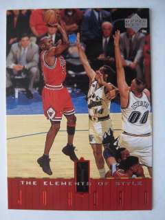 Michael Jordan   Upper Deck + The Elements of Style  