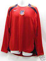 ATLETICO MADRID Player Issue Football Training Shirt LS  