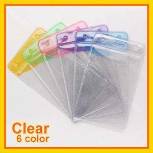 Business ID Card Badge Holder Vertical Clear CH038  