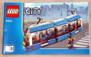 Lego City Bauanleitung 8404 BAUPLAN Strassenbahn @ NEU  