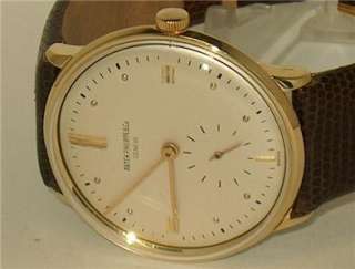   Offer   Scarce Mens Solid 18K Gold Patek Philippe   Small Seconds