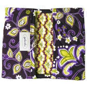   Checkbook Cover   Purply Pear * New Quilted Handbag