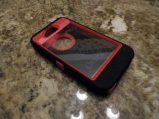   iPhone 4 4S Defender Series Black/Red Otter Box   