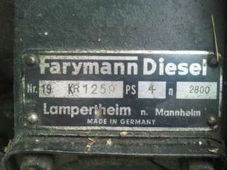 Farymann Diesel Standmotor in Hessen   Frankenau  Weiteres   