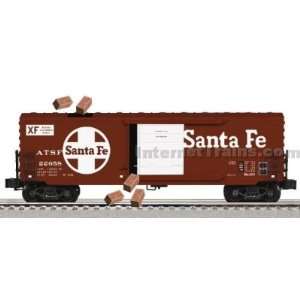  Lionel O Gauge K Line Operating Boxcar   Santa Fe Toys 
