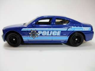 2011 Matchbox Police Dodge Charger BLUE MINT 027084092950  