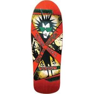  VISION PSYCHO STICK#2 DECK 10x30.5 RED