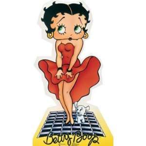  Betty Boop   Red Dress 68 x 35 Print Stand Up Office 