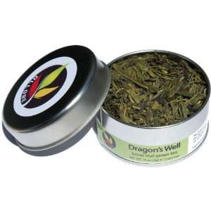 Loose Leaf Dragons Well Premium Green Tea, Lung ching, 9 13 Servings
