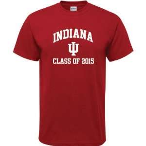  Indiana Hoosiers Cardinal Red Class of 2015 Arch T Shirt 