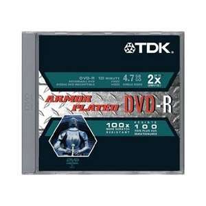  TDK DVD R47HCCBX Armor Plated DVD R 4.7GB Writeable Discs 