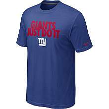 Nike New York Giants Just Do It T Shirt   Team Color   