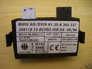 BMW E39 520i Transmitter Receiver EWS 61.35 8 362 337  