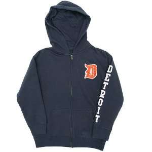  Detroit Tigers Youth Zip Hood By Soft As A Grape Extra 