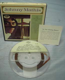 Johnny Mathis The Sweetheart Tree Mercury Reel Tape  