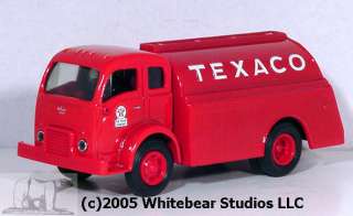TEXACO 1949 WHITE TILT CAB TANK TRUCK BANK  