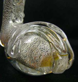 Murano Italian Art Glass Horse   2 Color w/ Silver Mica  