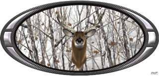   buck snowstorm camo hunting removable repositional wall graphic decal