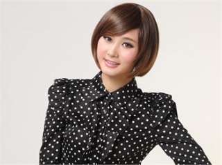New Fashion Womens Short Straight Hair VS Hairstyle Synthetic Full 