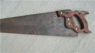 ANTIQUE DISSTON HAND SAWS PHILA USA & CANADA AS/IS L@@K  