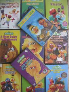 LOT SESAME STREET EDUCATIONAL DVD Pick Your Own Title  