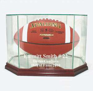 Emmitt Smith Dallas Cowboys F/S Football Display Case  