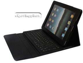Bluetooth Wireless Keyboard and Leather Case for iPad2 US Seller 