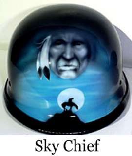   Airbrushed Motorcycle Gas Electric Scooter moped parts new helmet
