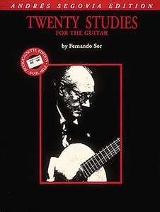 Andres Segovia   20 Studies Classical Guitar Music Book  