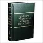 Tabers Cyclopedic Medical Dictionary (2001, Hardcover)
