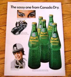1966 Wink Soda Ad The Sassy one from Canada Dry  