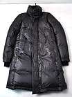 THE VIRIDI ANNE Nylon Polyester Goose Feather Puffy Down Long Coat 