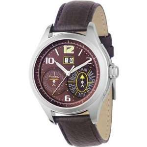 Fossil Herrenuhr ME10Fossil Twist Watchs, SS Case, Brown Le31  