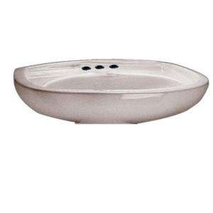 American Standard Colony 21 in. Oval Pedestal Sink Basin with 4 in 