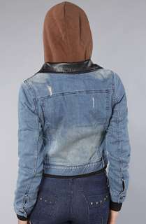 Obey The Denim Leather II Jacket in Indigo  Karmaloop   Global 