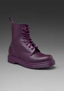 DR. MARTENS 1460 8 Tie Boot in Purple  