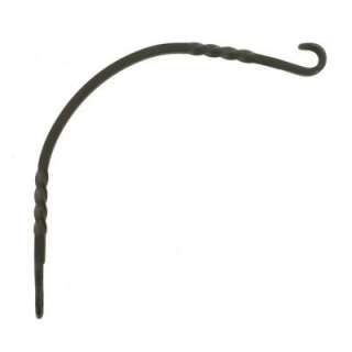 HoldAll Country Blacksmith 12 in. Steel Twisted/Curved Planter Bracket 