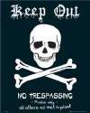 Piraten   Keep Out, Pirates Only Mini Poster (50 x 40cm)
