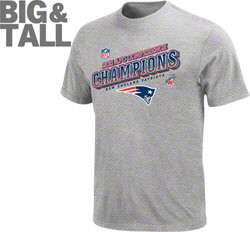   & Tall Heathered Grey 2011 AFC Conference Champs Locker Room T Shirt