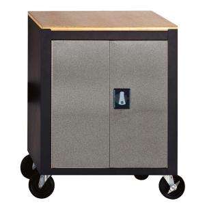 Edsal Silvervein 26 1/2 in. Mobile Storage Cabinet COS SVMC at The 
