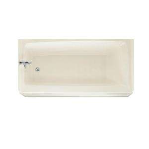 Swanstone 60 In. Left Hand Drain Bathtub in Bisque BT 3060L 018 at The 