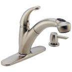 Cicero Diamond Seal Single Handle Pull Out Spout Kitchen Faucet in 