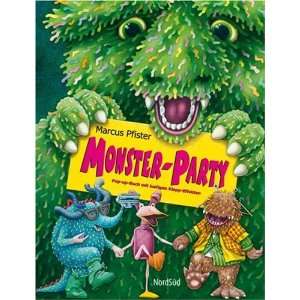 Monster Party Pop up Buch mit lustigen Klapp Effekten  